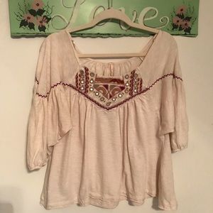 Free people embellished top